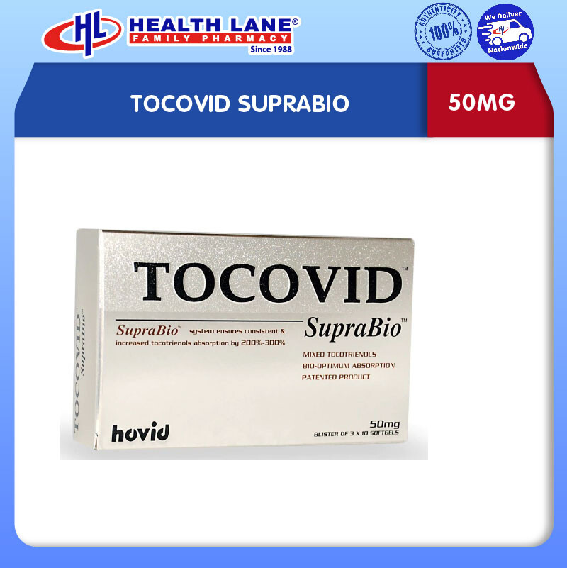 TOCOVID SUPRABIO 50MG 10'S X 6